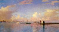 William Stanley Haseltine - Sunset on the Grand Canal Venice